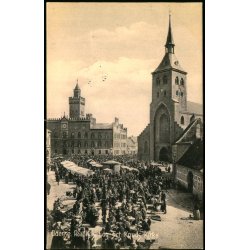 Odense - Raadhuset og St. Knuds Kirke - C. St. 546 - Brugt