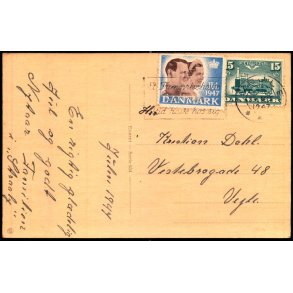 1947 p Postkort