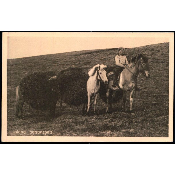 Island - H�transport - Hj�lp til D�vstumme u/n - Ubrugt