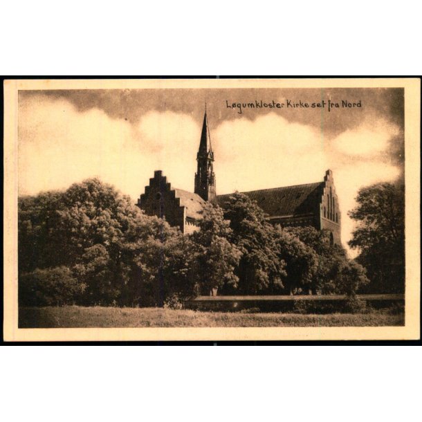 L�gumkloster Kirke set fra Nord - L�gumkloaster Bogh. u/n - Ubrugt