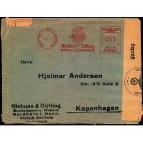 Censurbrev fra Tyskland  24 - 11 - 39 - Til Kbenhavn