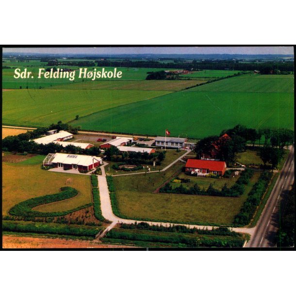 Sdr. Felding Hjskole  - Kruse Luftfoto 93248 - Brugt