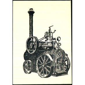 Hjerl Hede - Damplokomobil - Ole N�rskov u/n - Ubrugt