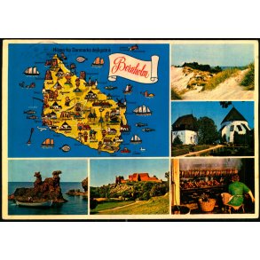 Bornholm - Lvehovederne ved Hammeren - Colbergs Bogh. 7033 - Brugt