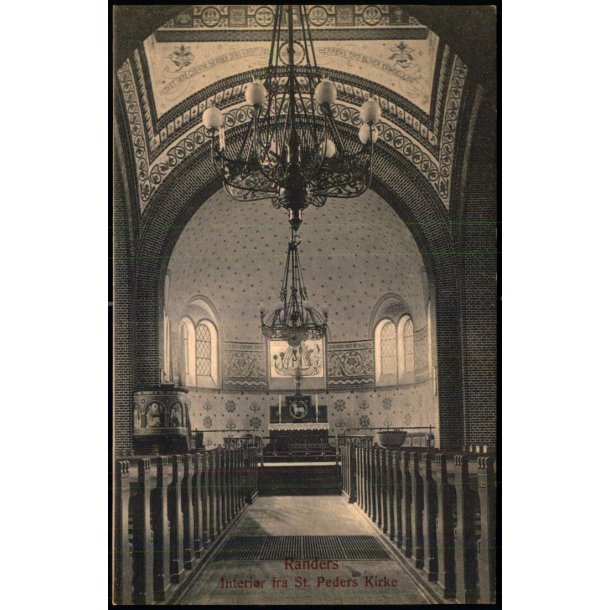 Randers - Interi�r fra St. Peders Kirke - J.M. Jensen 218 - Ubrugt