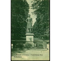 Kbenhavn - Frederik VI  Statue i Frederiksberg Have - Sk.B. &amp; Kf. 15 - Brugt