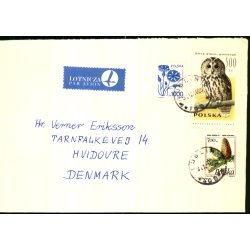 Luftpost Brev fra Polen til Danmark  - 31 - 12 - 76