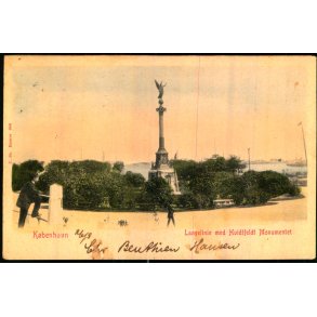 Kbenhavn - Langelinie med Huitfeldts Monumentet - C, St. 643 - Brugt