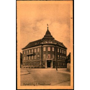 Nyk�bing F. - Raadhuset  - V. Kristoffersens Bogh. u/n - Ubrugt