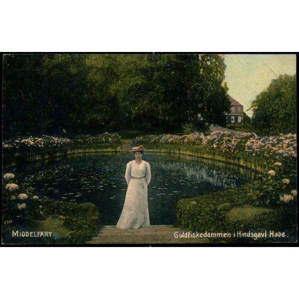Middelfart - Guldfiskedammen i Hindsgavls Have - J.G. Kreutzers Papir 303 - Brugt