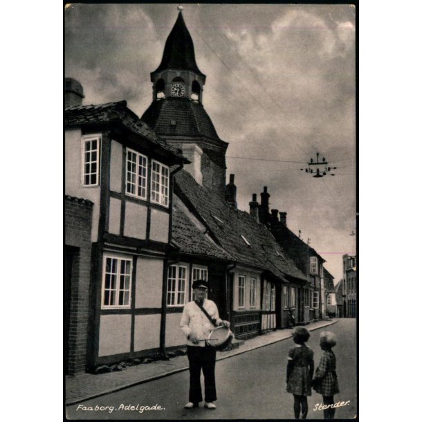 Faaborg - Adelgade - Stender F. 1018 K - Brugt