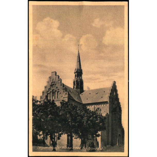 L�gumkloster Kirke set fra Nord�st - Jenny Everdsens Bogh. 1388 - Ubrugt