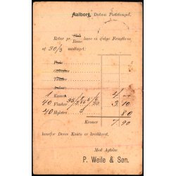P.Weile &amp; Sn - Aalborg - u/n - Brugt - Fold !