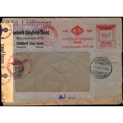  Luftpost  Censurbrev fra Tyskland  14 - 10 - 43 - Til Danmark