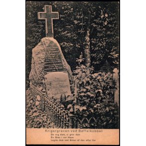 Krigergraven ved B�ffelkobbel - C.C. Biehl 243 - Ubrugt