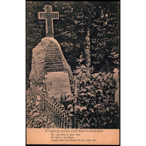 Krigergraven ved B�ffelkobbel - C.C. Biehl 243 - Ubrugt