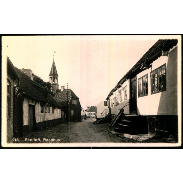 Ebeltoft - Raadhus - Fotokort Pors 218 - Ubrugt