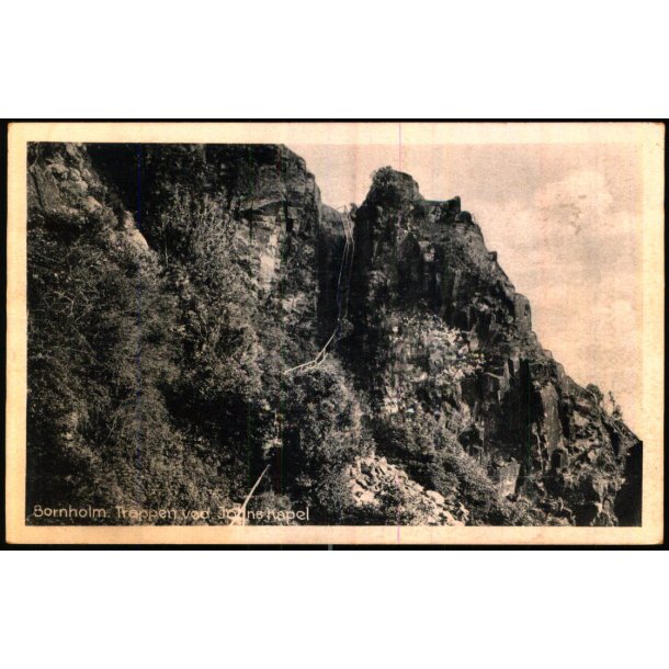 Bornholm - Trappen ved  Johns Kapel - Colbergs Bogh. 340 - Brugt