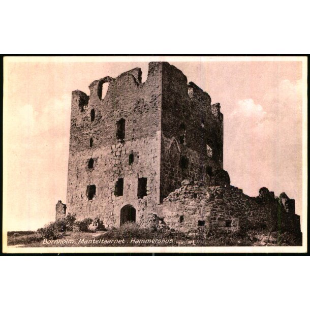 Bornholm - Manteltaarnet - Hammershus - Frits Srensen 607 - Ubrugt