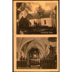 Hvedstrup Kirke - Indvendig - Skandinavisk Repro u/n - Ubrugt