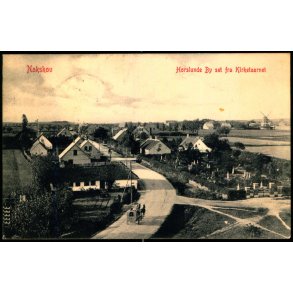 Nakskov -  Horslunde By set fra Kirketaarnet - W.K.F. 3463 - Brugt