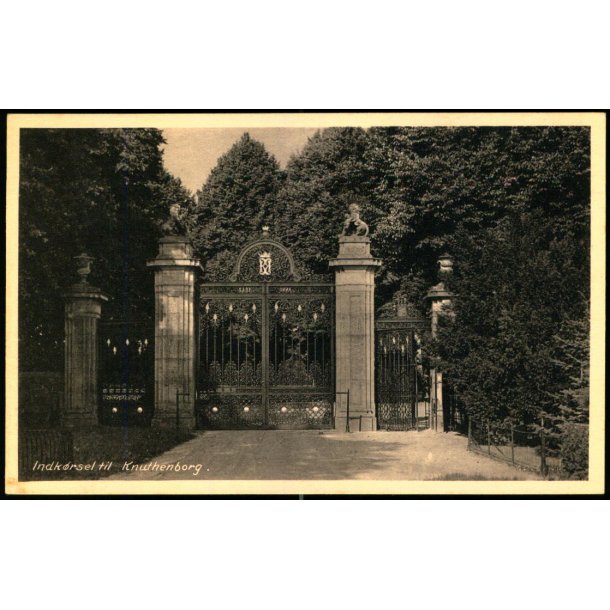 Indk�rsel til Knuthenborg - "Kiosken" Bandholm 79668 - Ubrugt