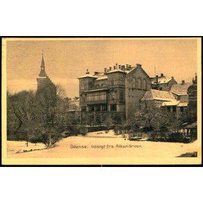 Odense - Udsigt fra Albanibroen - Stender 19087 - Brugt