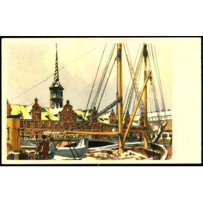 K�benhavn - Kanalen ved B�rsen - Rudolf Olsen u/n