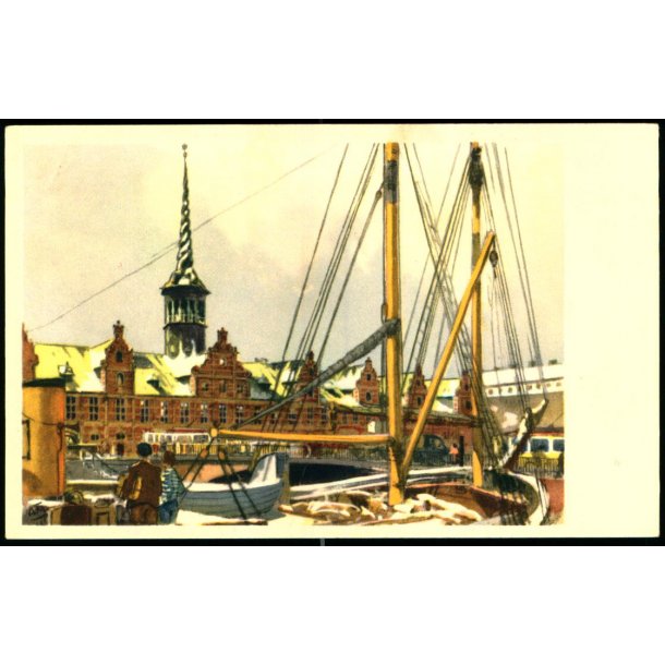 K�benhavn - Kanalen ved B�rsen - Rudolf Olsen u/n