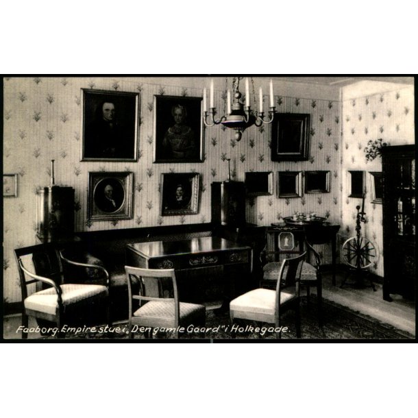 Faaborg - Empire Stui i "Den gamle Gaard" i Holkegade - Alstr�ms Bogh. 81382 - Ubrugt