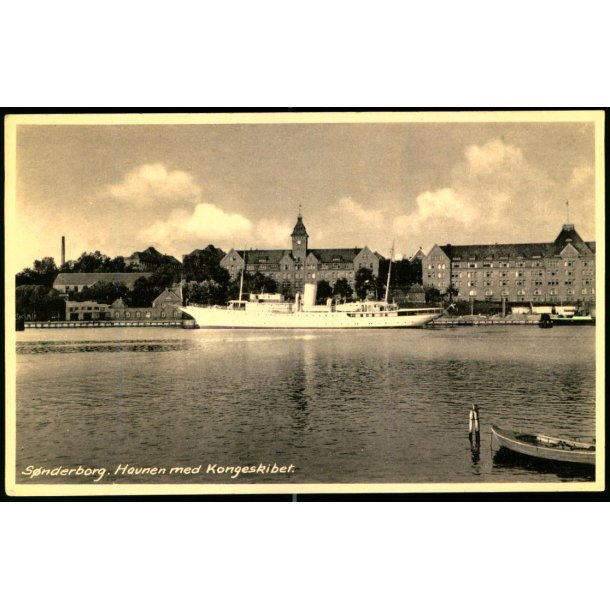 Snderborg - Havnen med Kongeskibet - Stender S. 79 - Ubrugt