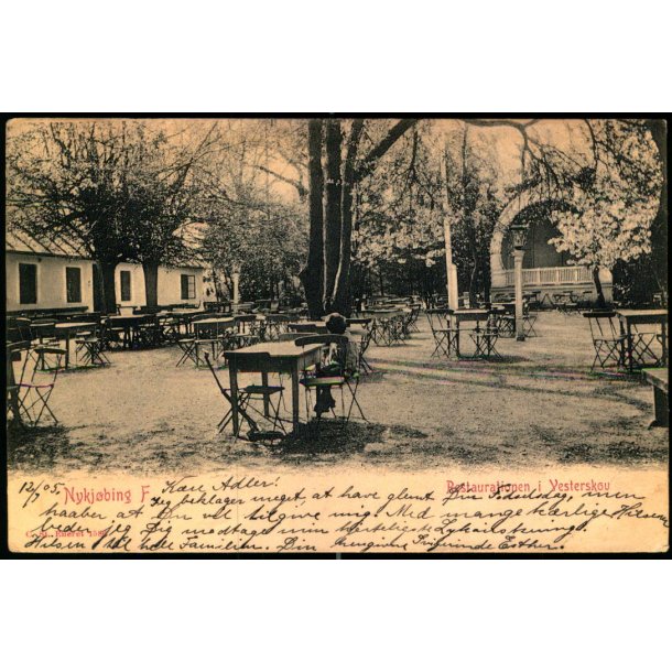 Nyk�bing F. - Restaurationen i Vesterskov -  C. St. 1586 - Brugt