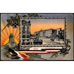 Feldpost - Berlin - Wilhelmsberg  30 -3 -17 - Til 12. Komp. - Billedside : Berlin - Krfrstenbrche