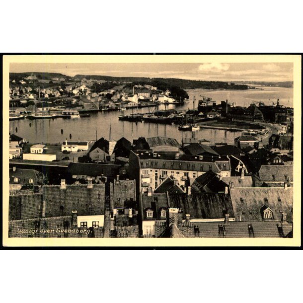 Udsigt over Svendborg - Stender S. 442 - Ubrugt