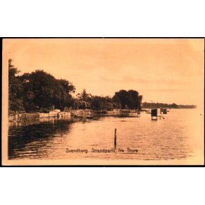 Svendborg - Strandparti fra Thur - Stender 38395 - Ubrugt