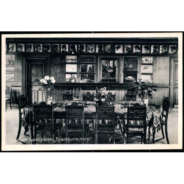 Skagen - Spisesalen - Brndums Hotel - Einer Nielsens Bogh. 1319 - Ubrugt
