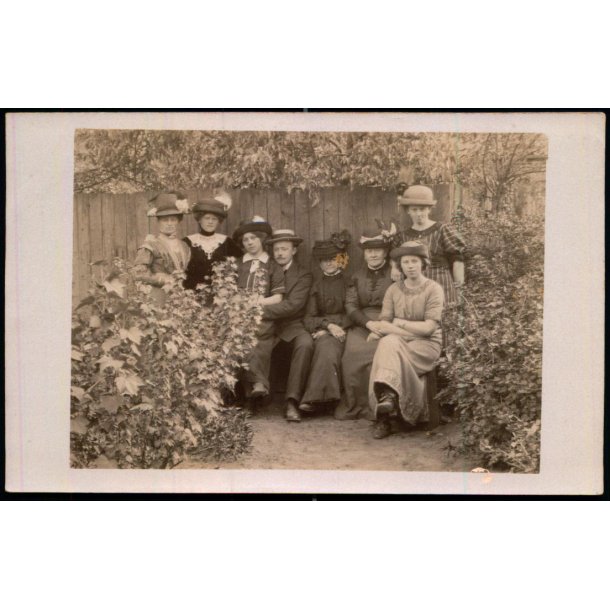 Fotokort Ukendt - Personer - Ubrugt