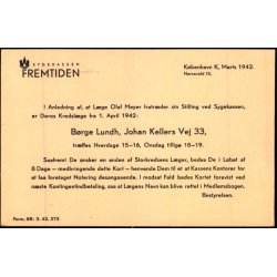 Sygekassen - Fremtiden - Kbh. K. - Form 88 - Brugt