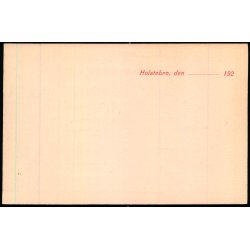 J.A. Houmller - Holstebro - Helsagskort u/n - Ubrugt