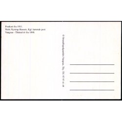 Postkort fra 1911 - Kgl. K�rende Post - Strandfogedgaarden u/n - Ubrugt