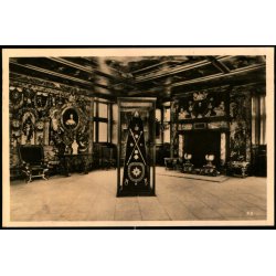 Christian Vs - sal med regalierne - Fotokort Rosenborgsamlingen S 3