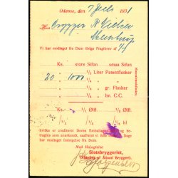 Slotsbryggeriet - Odense  - u/n - Brugt