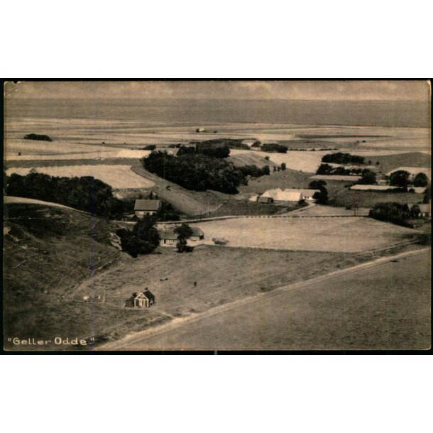 Geller Odde - Th�ger Larsens Barndomshjem - Aalborg Luftfoto 99354 - Ubrugt