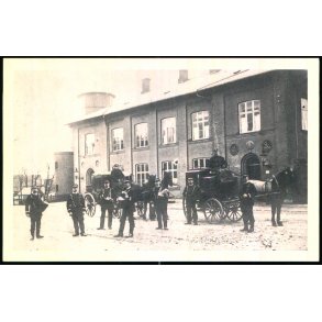Postkort fra 1911 - Kgl. K�rende Post - Strandfogedgaarden u/n - Ubrugt