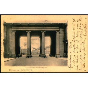 Hilsen fra K�benhavn - Kolonaden ved Amalienborg Slot - B.M. & Co 150