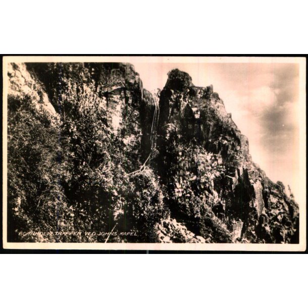 Bornholm - Trappen ved  Johns Kapel - Colbergs Bogh. 7005 - Brugt