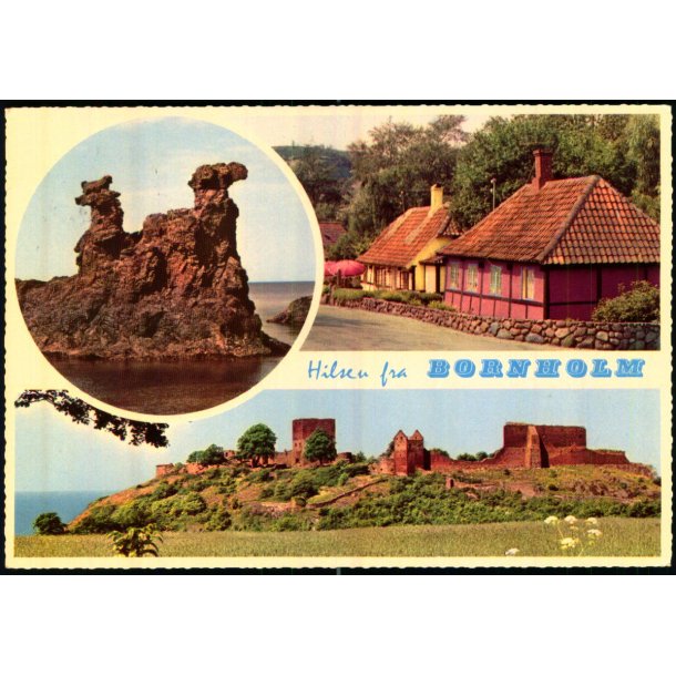 Hilsen fra Bornholm - L�vehovederne - Stender 404/85 - Brugt