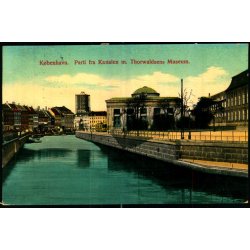 K�benhavn - Parti fra Kanalen m. Thorvaldsens Museum - London Bazar u/n - Brugt
