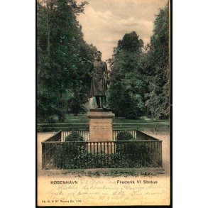 Kbenhavn - Frederik VI  Statue - Sk.B. & Kf. 1248 - Brugt