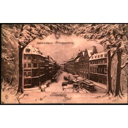 K�benhavn - Amagertorv - Gl�delig Jul - Chr. Olsen 3 - Brugt